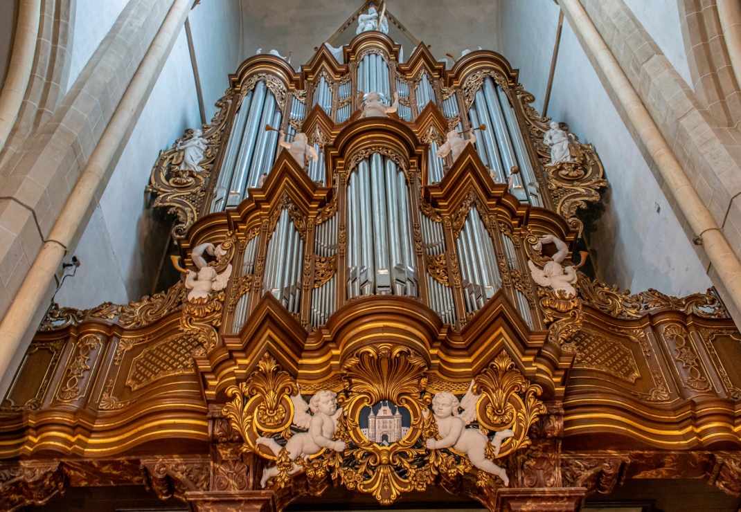 Het beroemde Hinsz-orgel in de Bovenkerk